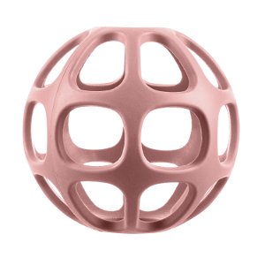 Silikonové kousátko Round, Old Pink