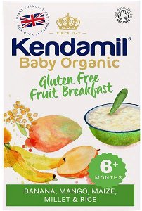 KENDAMIL Kaše nemléčná Bio/organická bezlepková ovocná, mango a banán 150 g