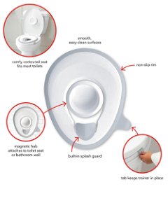 SKIP HOP Redukce na WC s magnetickým držákem 18 m+