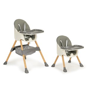 Dětská jídelní židlička Ecotoys 2v1, HC-823S GRAY