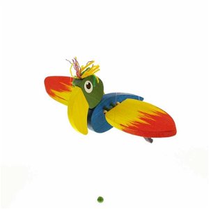Česká dřevěná hračka Papoušek malý