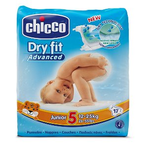 CHICCO Pleny jednorázové Dry Fit Junior (12-25 kg) 17 ks
