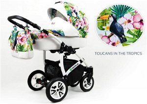 Kočárek Raf-Pol Baby Lux Tropical 2018 Toucans in the Tropics