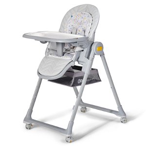 Jídelní židlička Kinderkraft 2v1 LASTREE grey