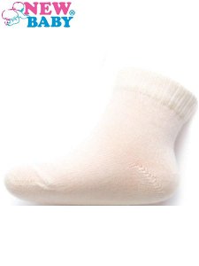 Kojenecké bavlněné ponožky New Baby bílé Bílá 74 (6-9m)