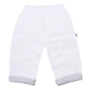 Luxusní dětské zimní tepláčky New Baby Snowy collection Bílá 68 (4-6m)