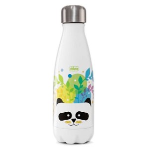 CHICCO Láhev nerezová termo Drinky Panda 350 ml