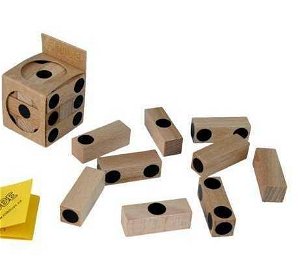 Česká dřevěná hračka Dřevěný hlavolam kostka Cube