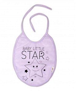 Bryndáček Baby Nellys velký Baby Little Star - lila
