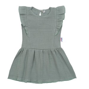 Kojenecké mušelínové šaty New Baby Summer Nature Collection mátové Zelená 62 (3-6m)