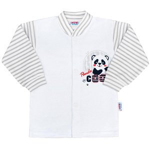 Kojenecký kabátek New Baby Panda Šedá 74 (6-9m)