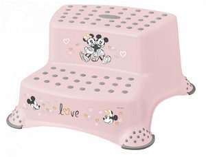 Keeeper Stolička - schůdky s protiskluzovou funkcí - Minnie Mouse, růžová