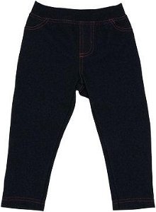 Mamatti Bavlněné jednobarevné legíny - jeans, vel. 98, 98 (2-3r)