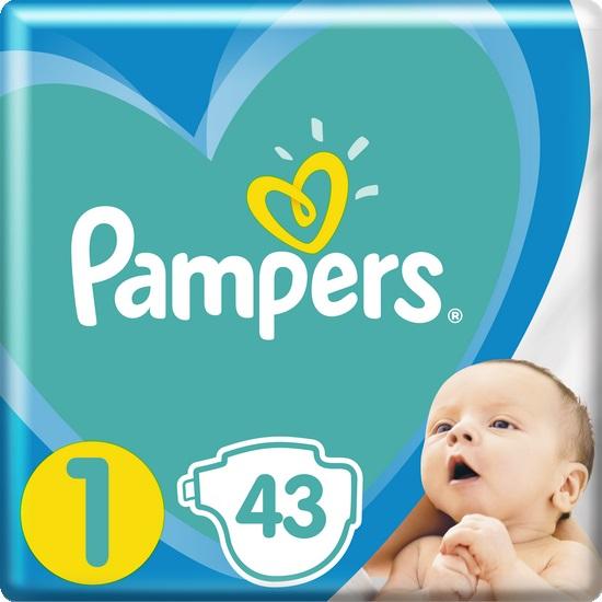 PAMPERS New Baby-Dry 1 (2-5 kg) 43 ks – jednorázové pleny