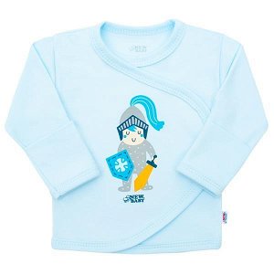 Kojenecká bavlněná košilka New Baby Knight Modrá 68 (4-6m)
