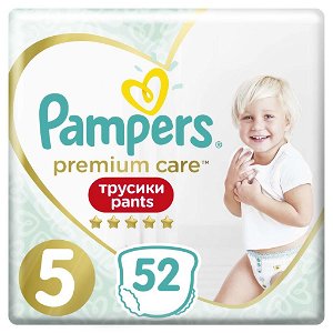 PAMPERS Premium Care Pants Kalhotky plenkové vel. 5, 52 ks