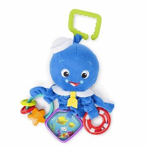 Baby Einstein DISNEY BABY Hračka aktívni chobotnička na C-kroužku Octopus™ 0 m+