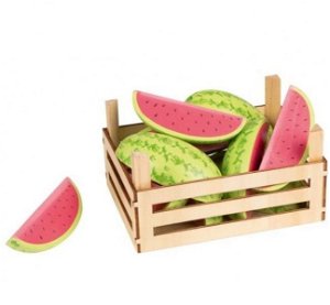 Goki Dřevěný košík s melouny
