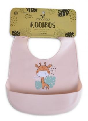 Cangaroo Cangoroo Silikonový bryndáček Baby bib Rooibos - růžový