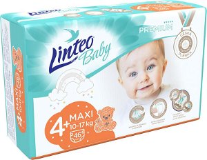 LINTEOBABY LINTEO BABY Plenky Baby Prémium MAXI+ (10-17 kg) 46 ks