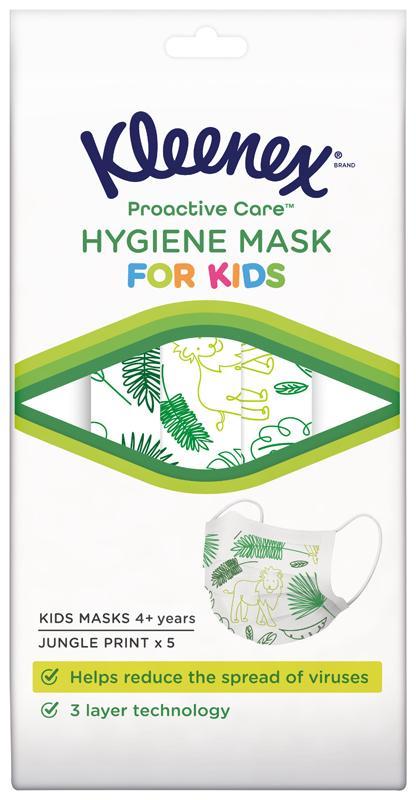 KLEENEX Ochranná obličejová maska pro děti 5 ks