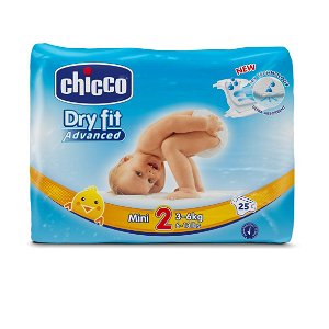 CHICCO Pleny jednorázové Dry Fit Mini (3-6 kg) 25 ks