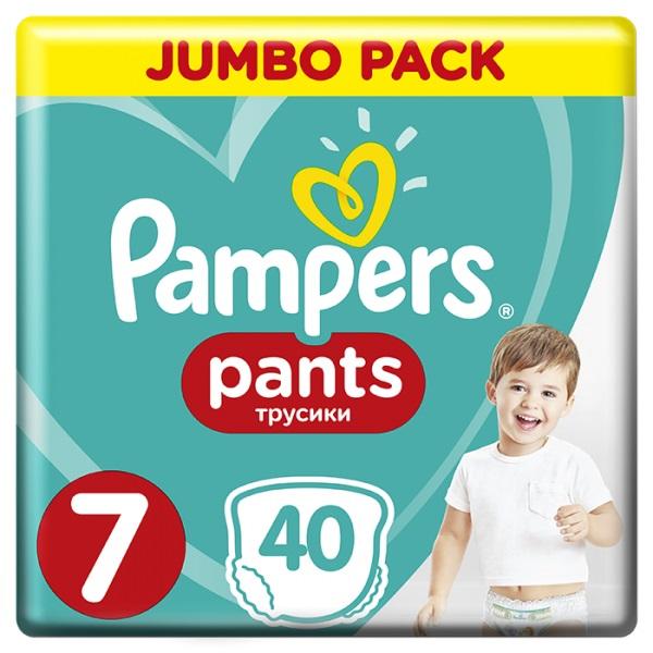 PAMPERS Active Pants 7 (17+ kg) 38 ks Jumbo Pack – plenkové kalhotky