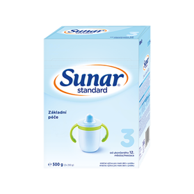 SUNAR Standard 3 Mléko batolecí 500 g