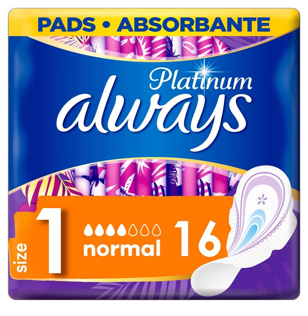 ALWAYS Platinum Ultra Normal Plus Vložky hygienické 16 ks