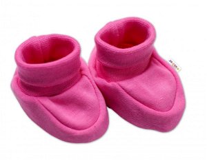 Baby Nellys Kojenecké botičky, ponožtičky Sweet Little Princess, růžové, 56 (1-2m)
