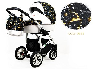 Kočárek Raf-Pol Baby Lux Tropical 2018 Gold Deer