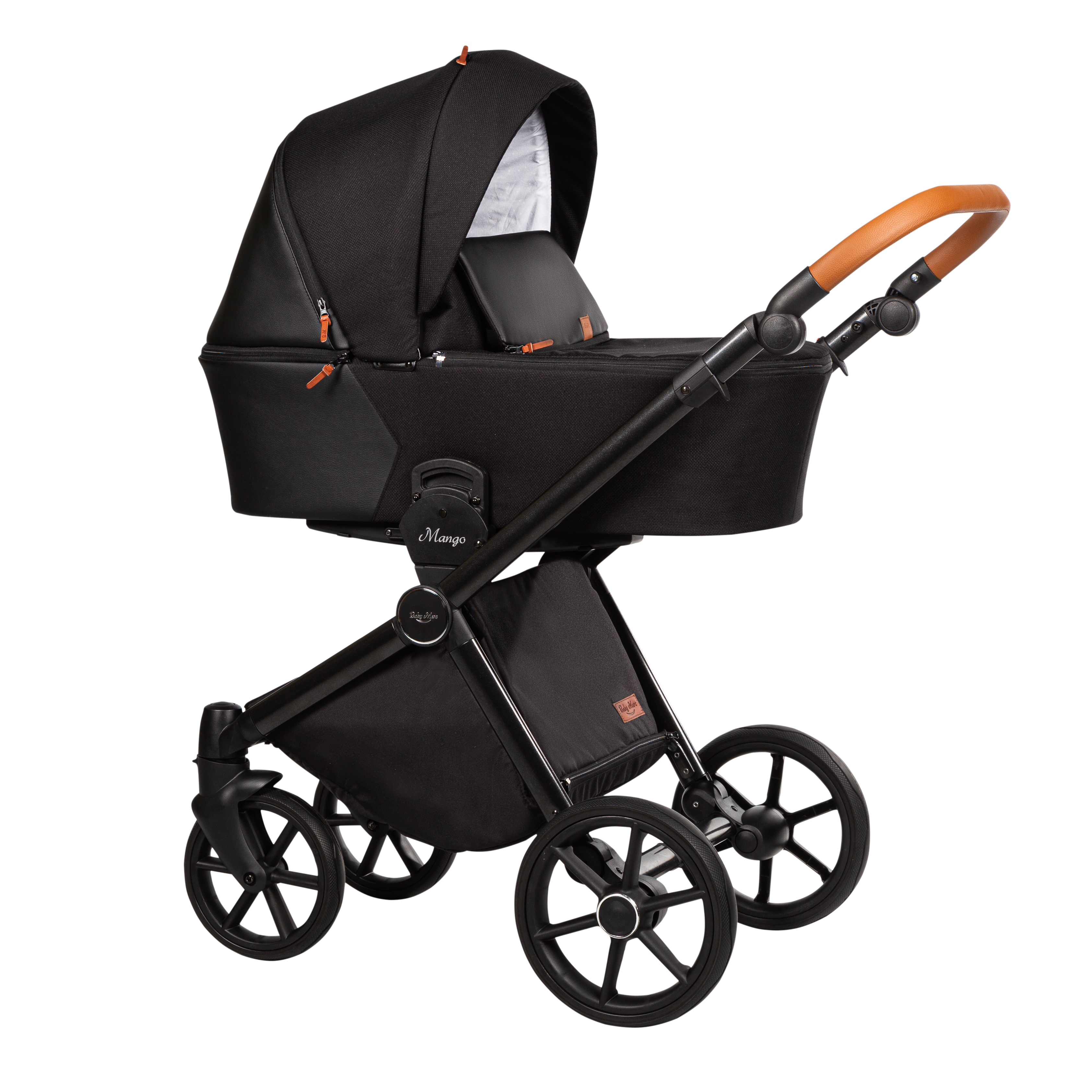 Kombinovaný kočárek Baby Merc 2v1 MANGO 2021, černý rám M/ML204/B