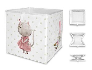 MR. LITTLE FOX Dětská úložná krabice Forest school-little mouse