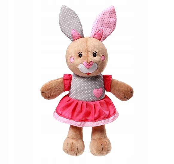 BABY ONO BabyOno Plyšová hračka s chrastítkem, 30cm - Bunny Julia