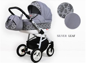 Kombinovaný kočárek Raf-Pol Baby Lux Alu Way 2019 Silver Leaf