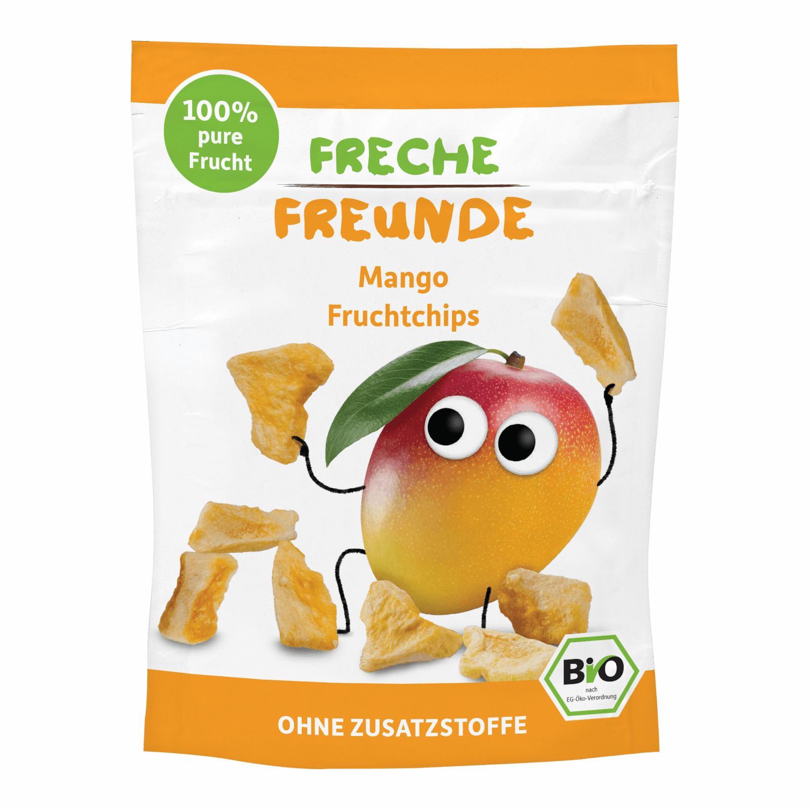 FRECHEFREUN FRECHE FREUNDE BIO Chipsy ovocné Mango 14 g, 12m+