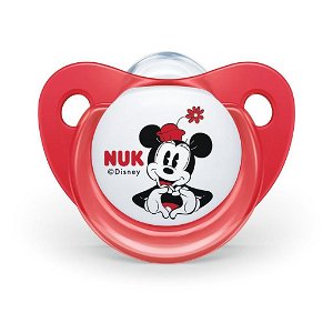 Šidítko Trendline NUK Disney Mickey Minnie 6-18m červené Box