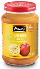 HAMÉ Příkrm ovocný Banán 190 g, 4m+