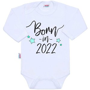 Body s potiskem New Baby Born in 2022 Bílá 56 (0-3m)