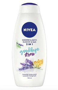NIVEA Gel sprchový a pěna do koupele Godbye Stress 750 ml