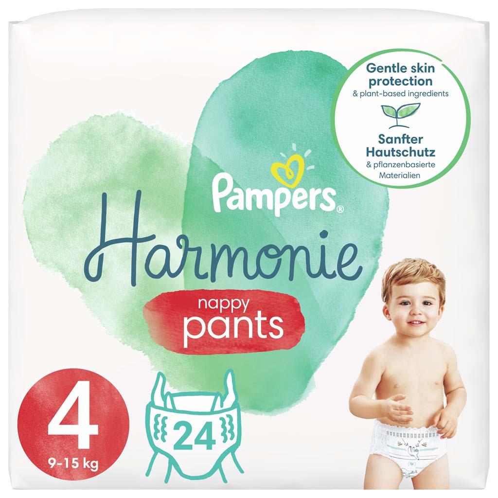 PAMPERS Harmonie Kalhotky plenkové vel. 4, 24 ks, 9-15 kg