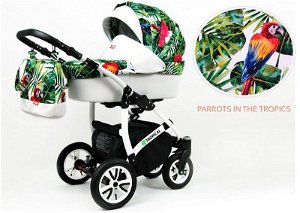 Kočárek Raf-Pol Baby Lux Tropical 2018 Parrots in the Tropics