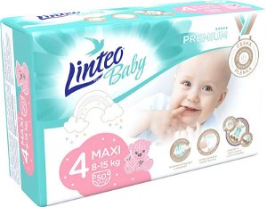 LINTEOBABY LINTEO BABY Plenky Baby Prémium MAXI (8-15 kg) 50 ks