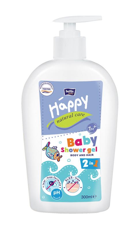 BELLAHAPPY BELLA HAPPY Gel mycí Natural Care na tělo a vlasy 300 ml