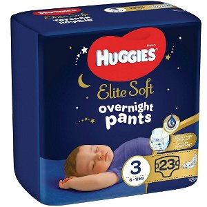 HUGGIES Elite Soft Pants OVN Kalhotky plenkové jednorázové vel. 3, 23 ks