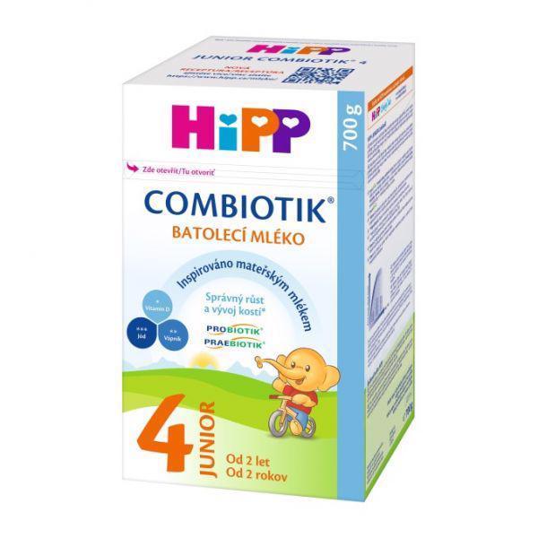 HiPP 4 Junior Combiotik - batolecí mléko od uk. 2. roku, 700 g