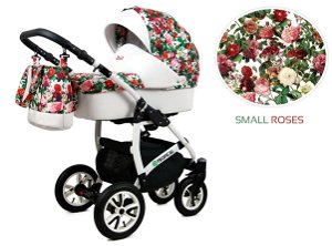 Kočárek Raf-Pol Baby Lux Tropical 2020 Small Roses