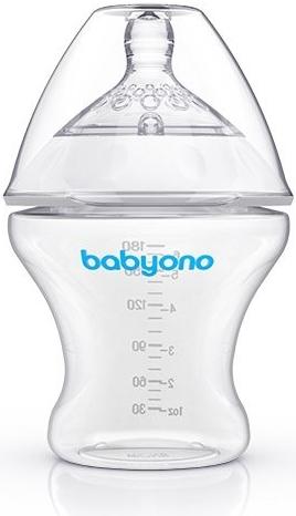 BABY ONO BabyOno Antikoliková láhev Natural - 180 ml