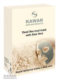 KAWAR Maska pleťová s aloe vera a minerály z Mrtvého moře 4x75 g