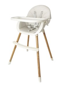 Jídelní židlička Ecotoys béžová, HA-004